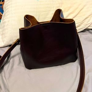 Portland leather butterfly bag